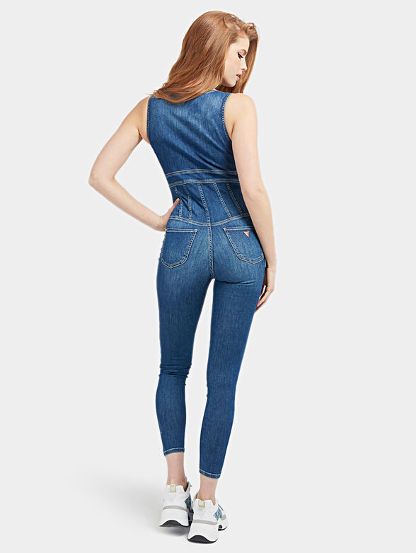 DEBRA Skinny denim jumpsuit - 2