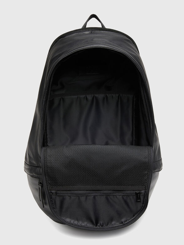 RAVE leather backpack with logo - 5