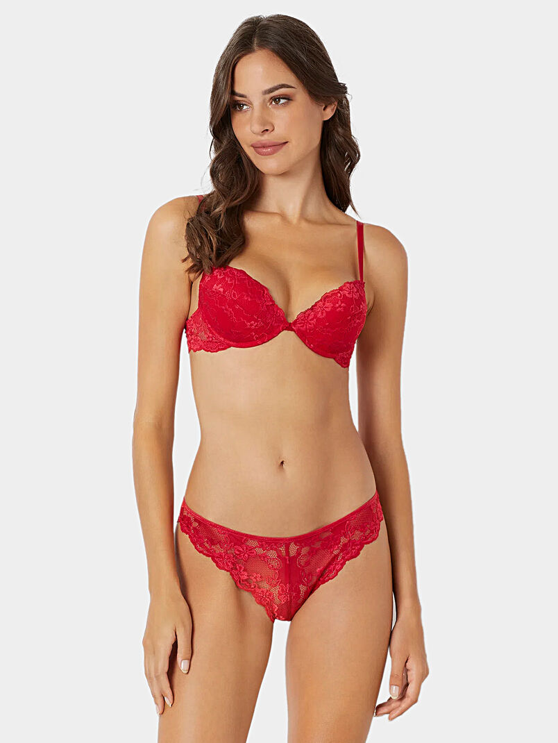 PRIMULA COLOR red bra with push up effect - 3