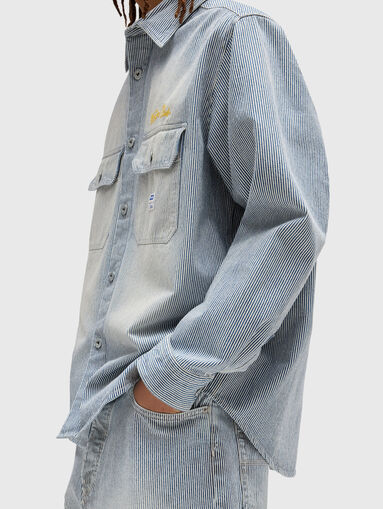 Oversized denim shirt - 5