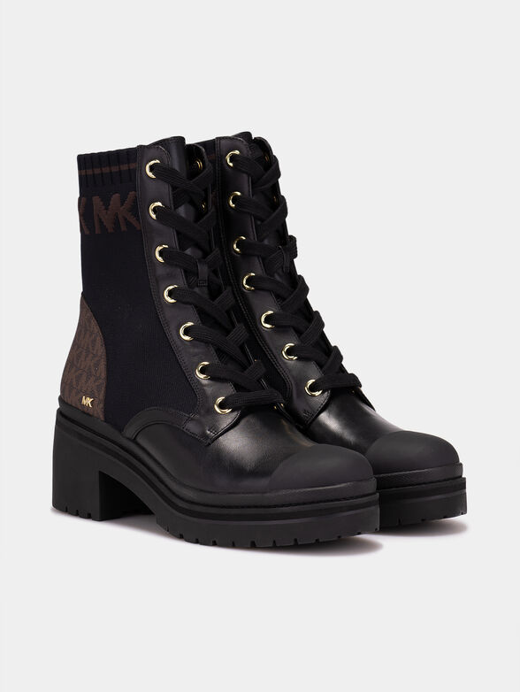 BREA boots with logo print - 2