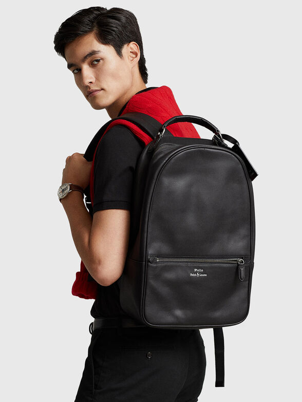 Leather backpack - 2