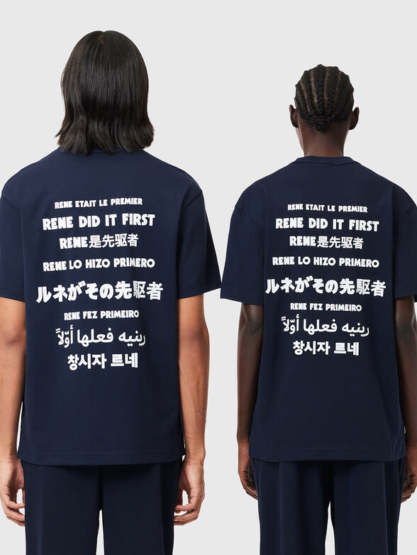 Unisex T-shirt with print on the back - 2