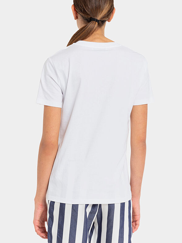Cotton T-shirt with accent print - 2