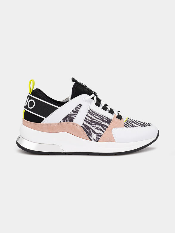 KARLIE Sneakers with zebra print - 1