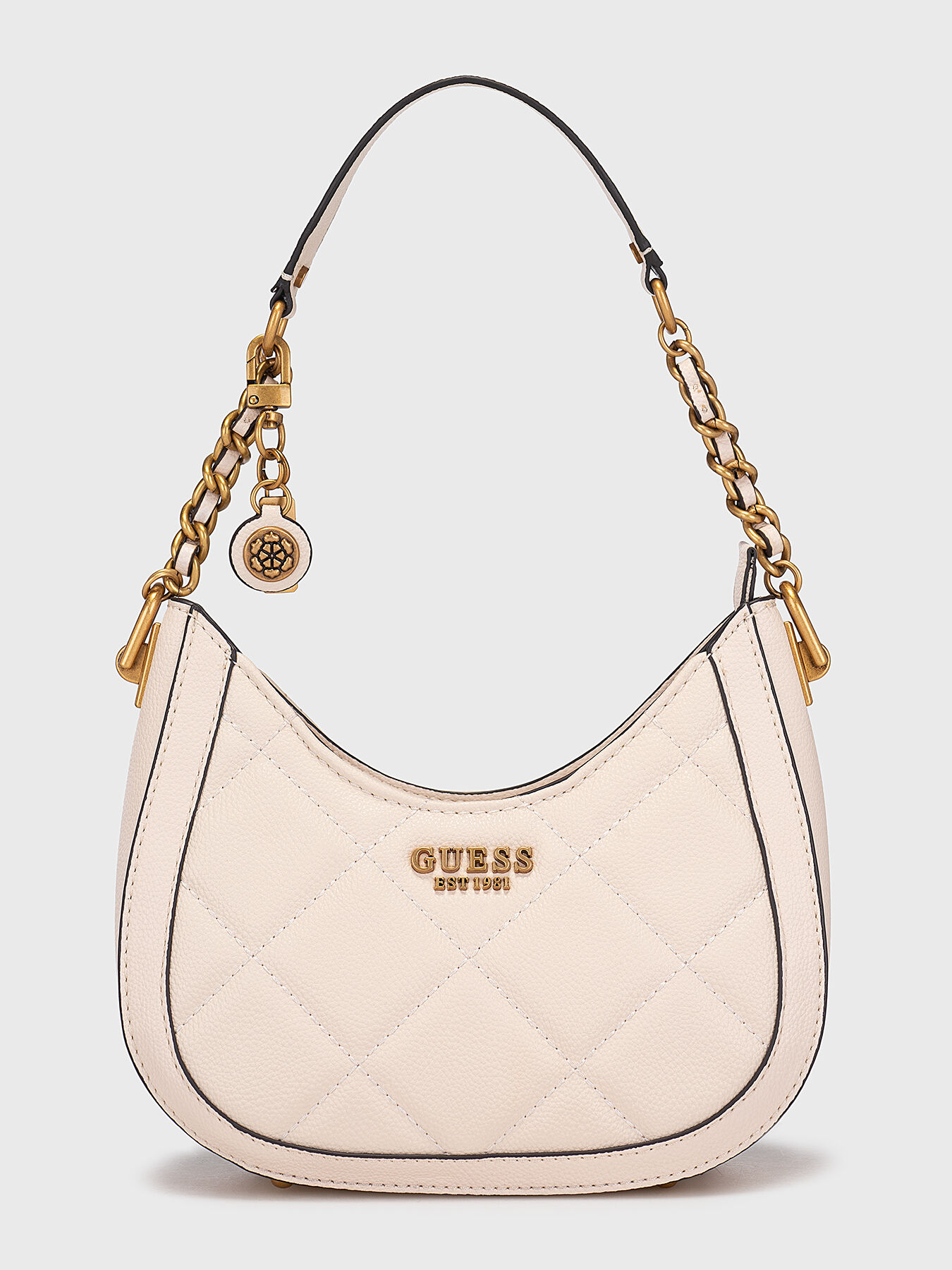 【GUESS】Abey Small Hobo チェーン ロゴ ハンドバッグ ABEY Small Hobo ショルダーバッグ ホーボー レディース | GUESS