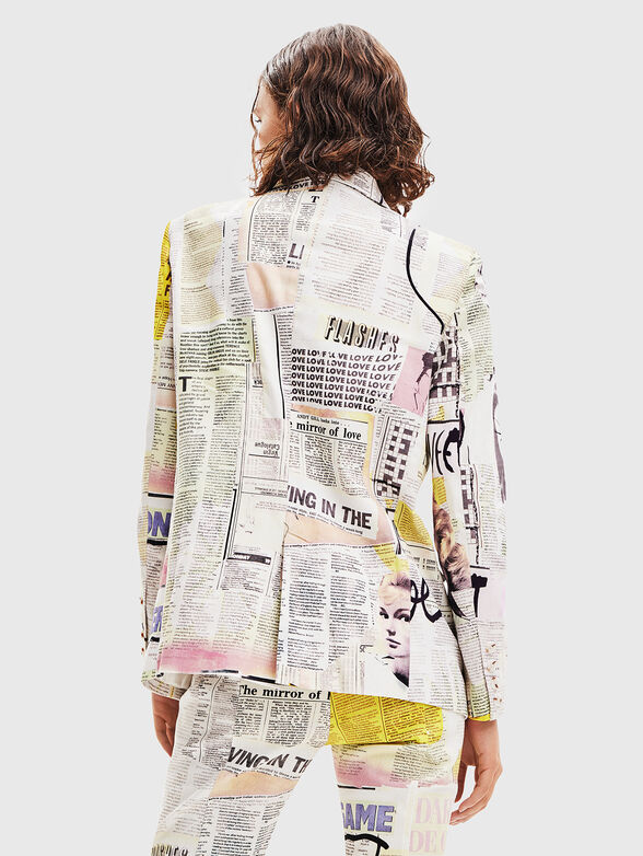 All over print blazer  - 3