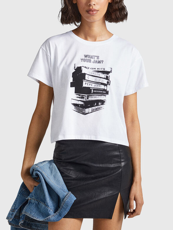 BRIGITTE T-shirt with contrast print - 1
