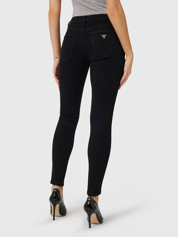 Low-waisted black jeans - 3