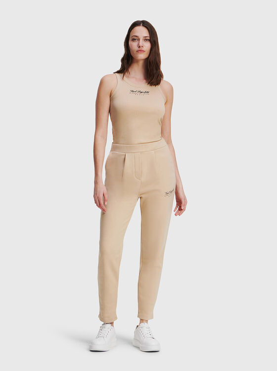 Sports pants with logo detail - 1