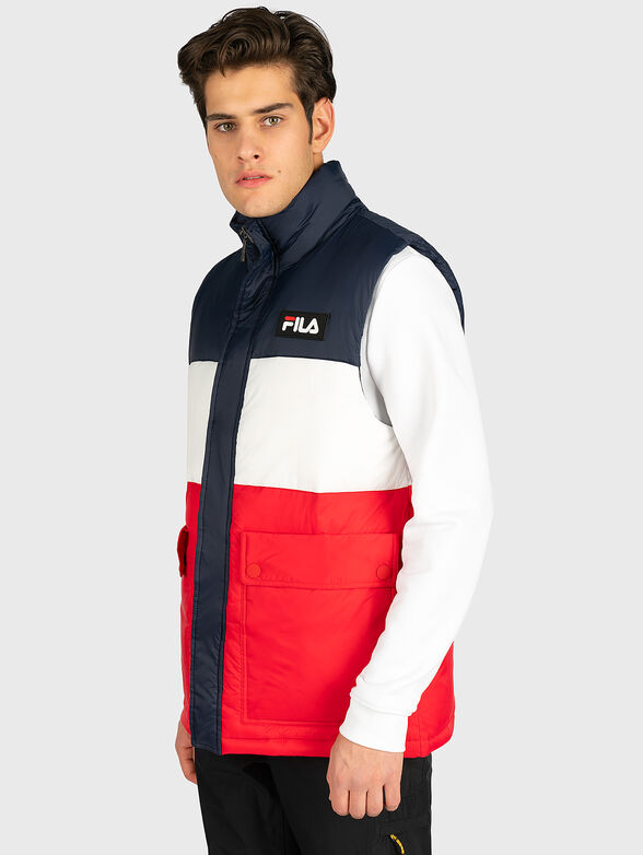 Puffer vest in black color - 1