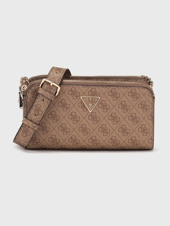 Crossbody bag with monogram logo print - 1