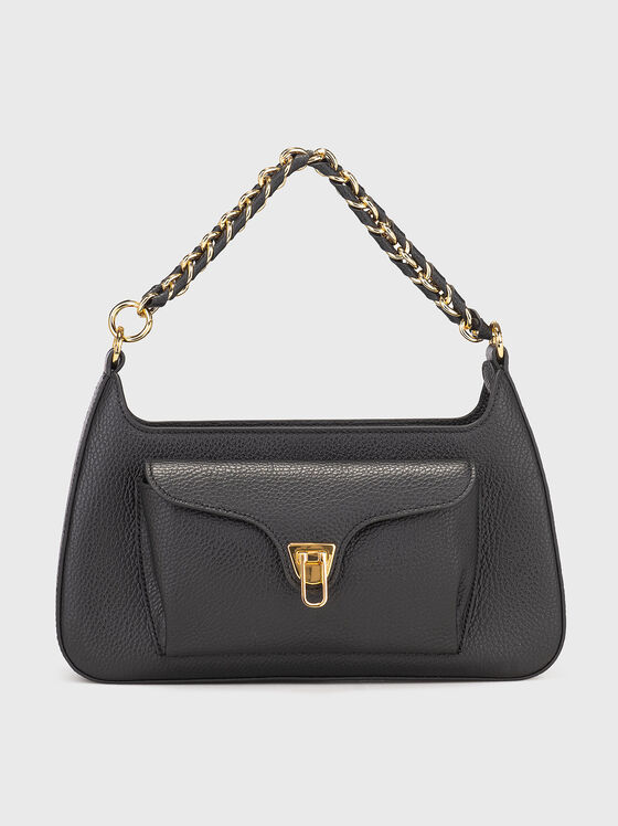 Малка чанта от естествена кожа с дълга презрамка - 1