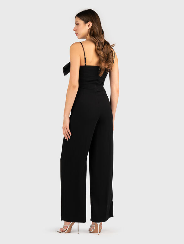 Jumpsuit with accent ribbon - 2