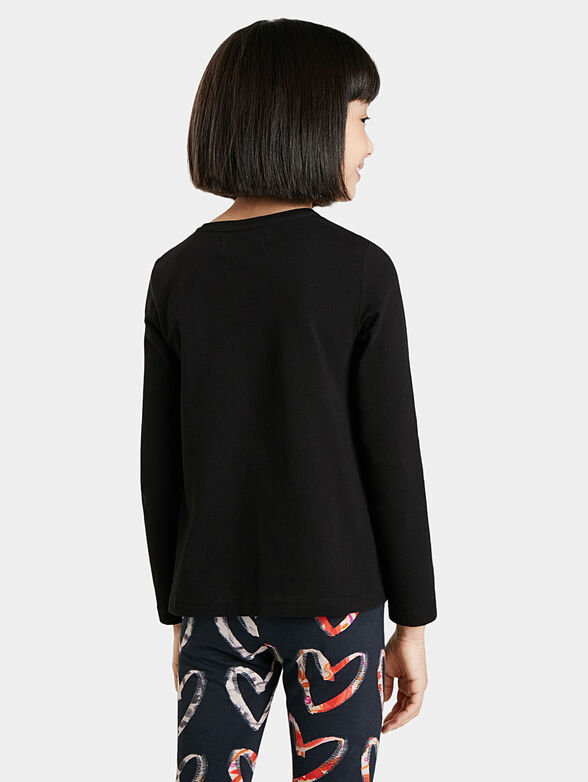 Blouse with long sleeves and art details - 2