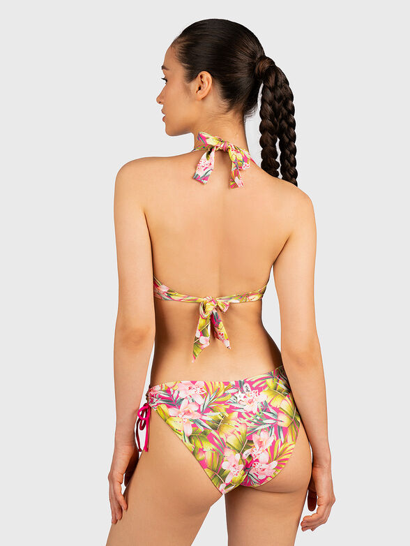 Bikini top with floral print - 3
