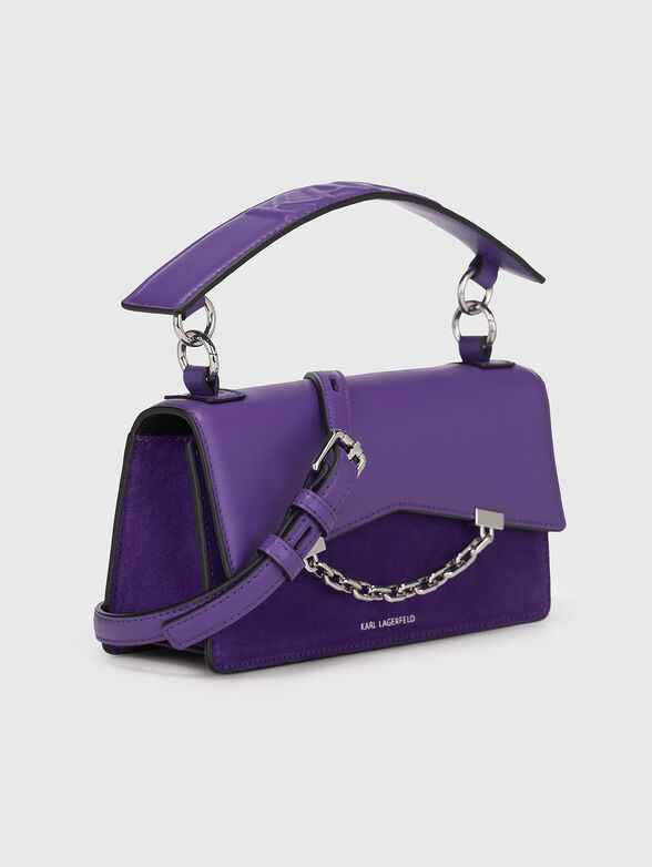 Small crossbody bag in brown colour - 4