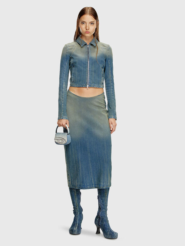 DE-SILEN-S cropped denim jacket - 2