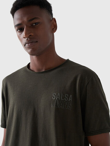 Logo T-shirt in black  - 5