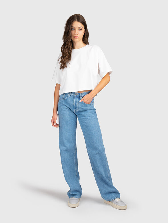 Cropped cotton T-shirt - 2