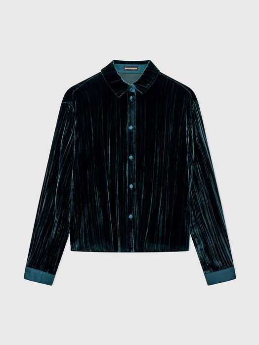 Unisex velvet shirt