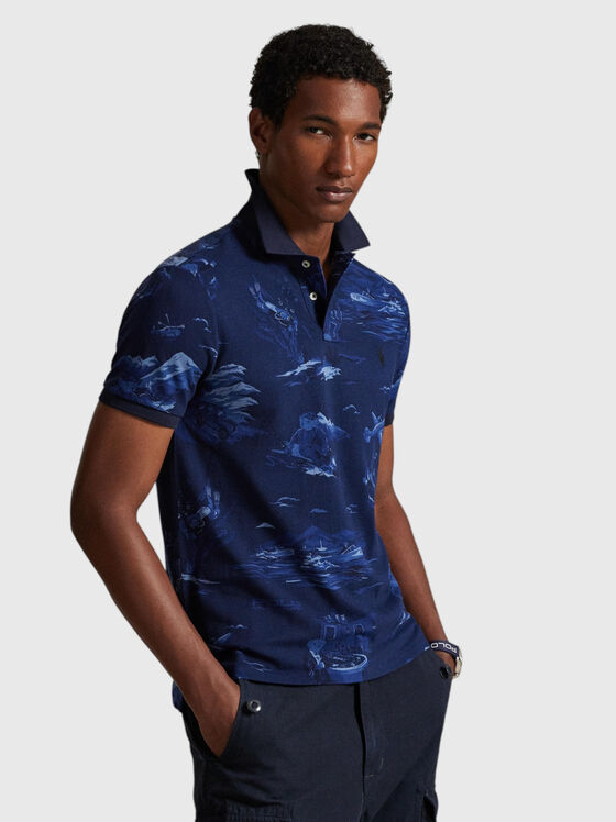 Поло-шърт с принт - 1