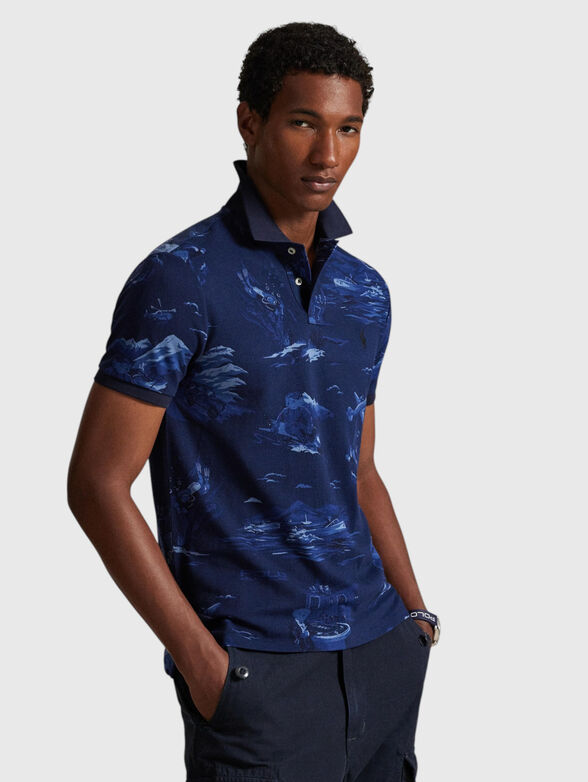 Printed polo-shirt - 1