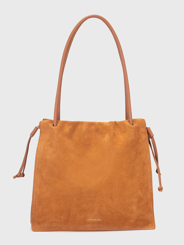 Suede bag with logo detail - 2