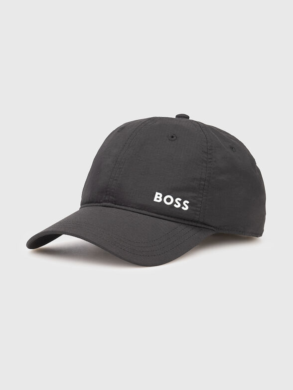 Baseball cap with contrasting logo - 1