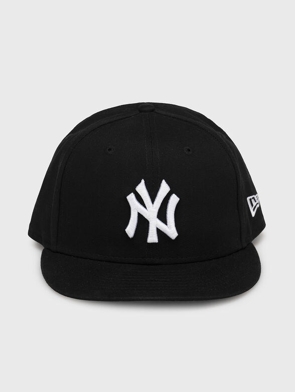 9FIFTY NEYYAN black hat with visor and logo accent - 1