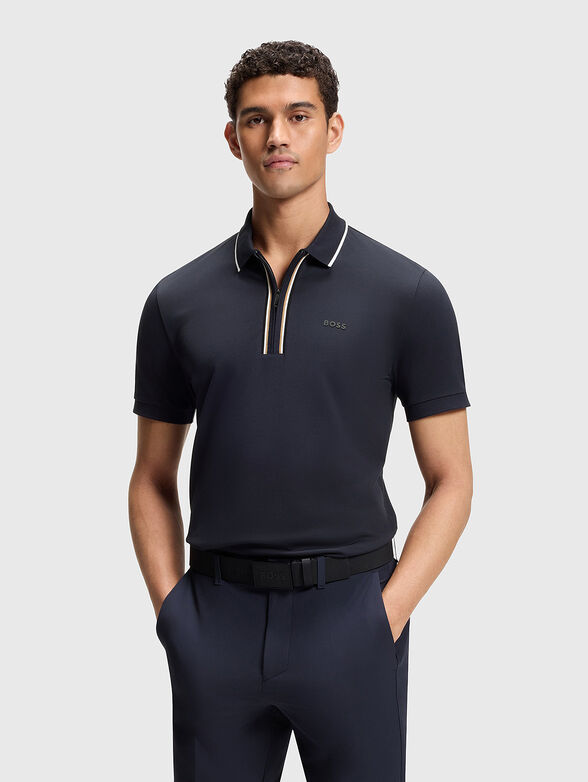 ACTIVE SLIM FIT polo-shirt with zipper - 1