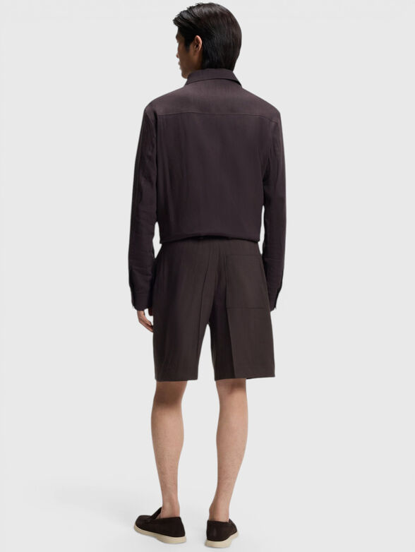 Linen-blend shorts - 2