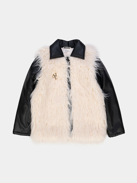 Късо яке с еко косъм - 1