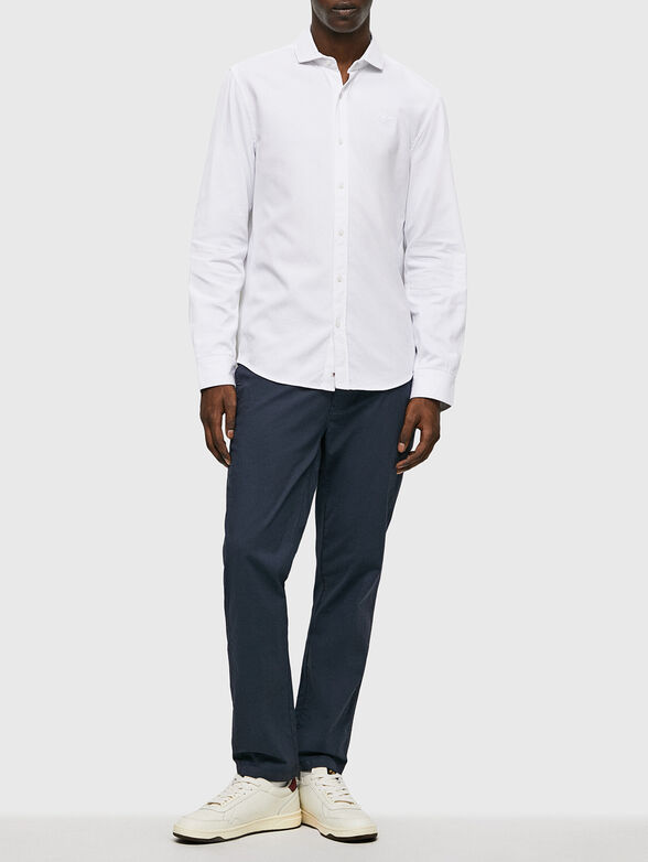 FINBAR white shirt with long sleeves - 2