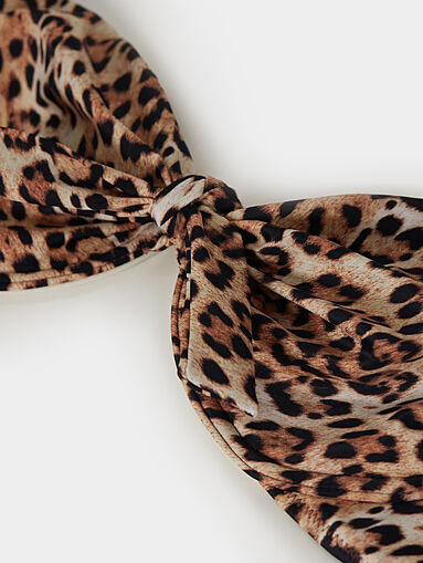 ESSENTIALS leopard print bikini bra - 5
