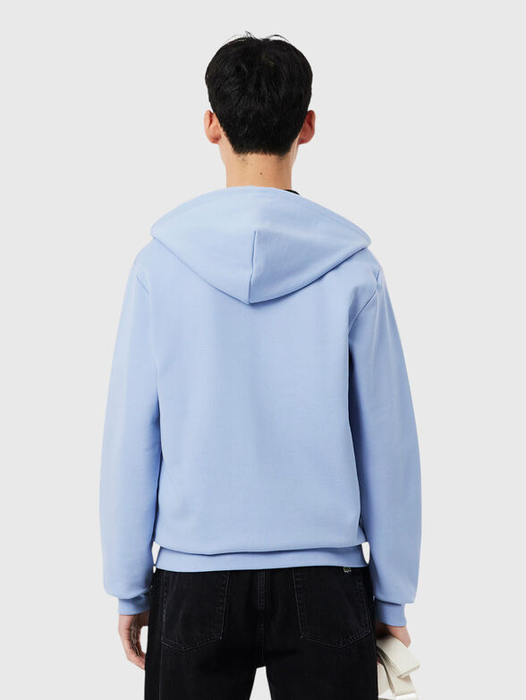 Cotton sweatshirt with logo embroidery - 2