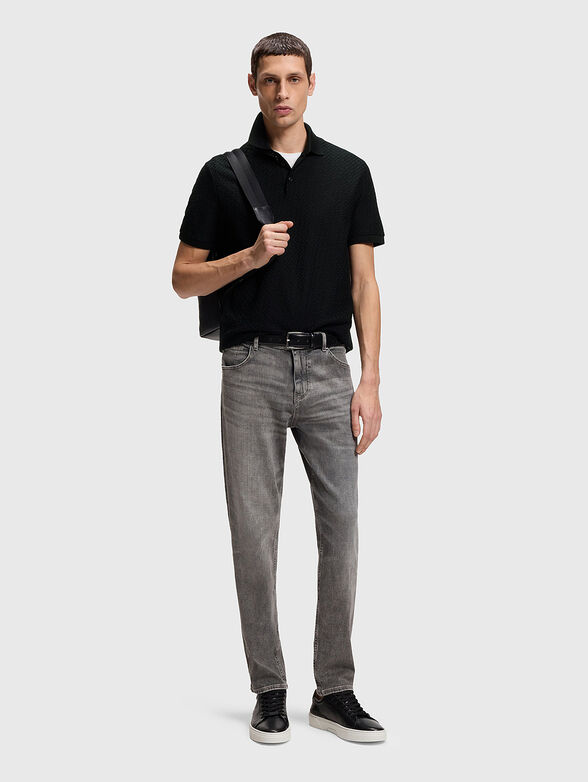 Polo shirt with a jacquard pattern - 2