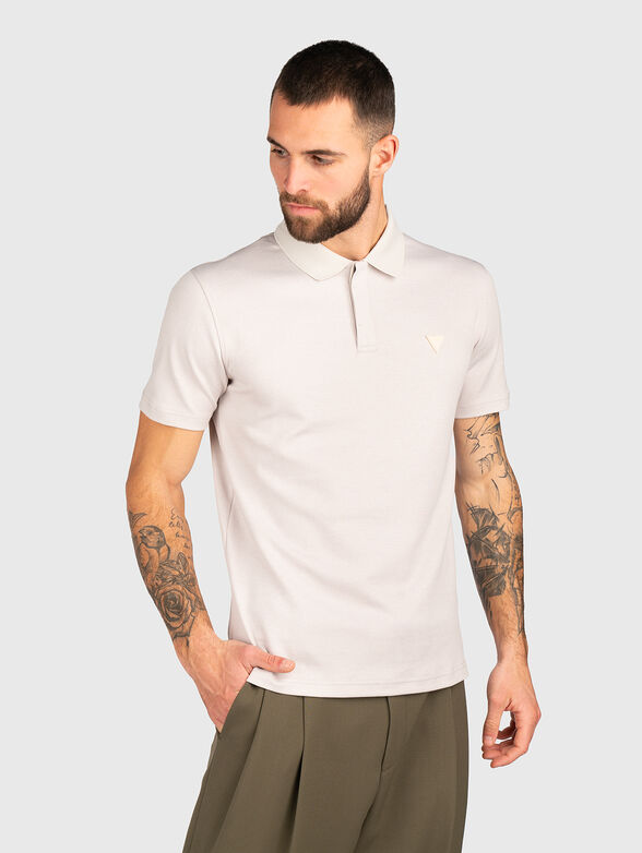 Polo shirt with triangular logo - 1