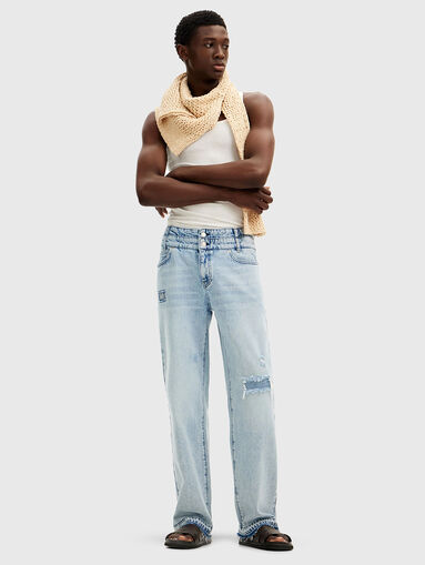 Jeans with patches  - 5