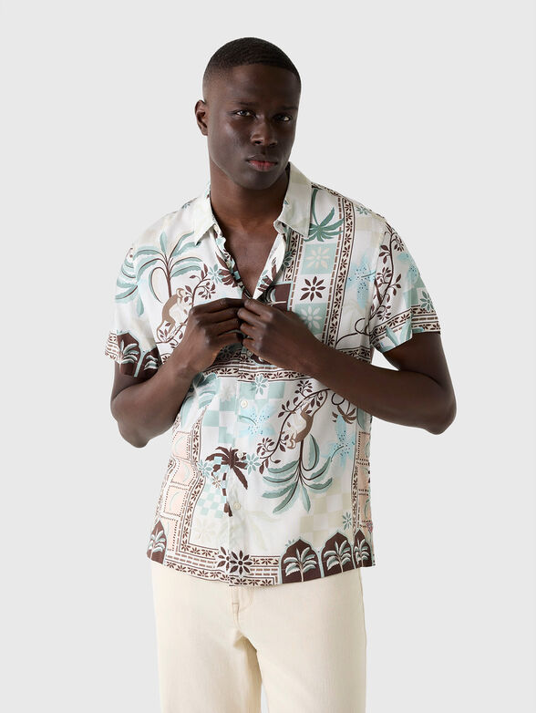 Tropical print shirt - 4