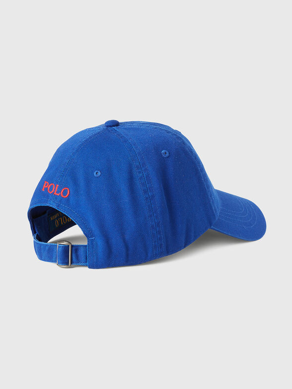 Baseball cap with contrasting logo embroidery - 2