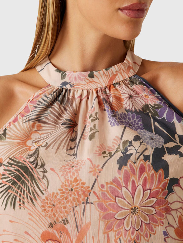 Mini dress with halter neckline - 3
