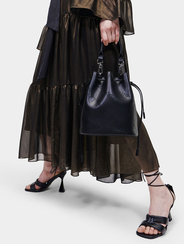 K/PUNCHED LOGO bucket bag - 2