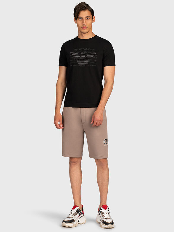Bermuda shorts with logo print - 4