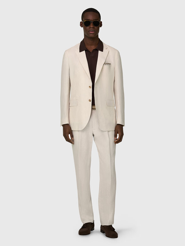 Two-piece linen suit - 1