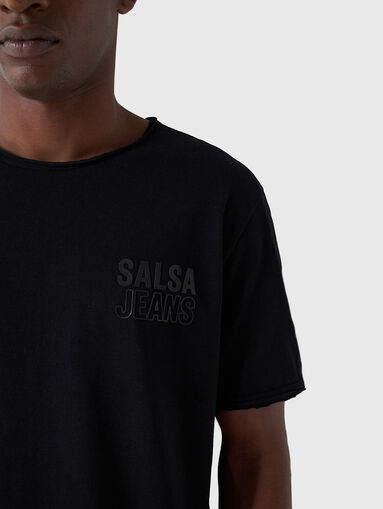 Logo T-shirt in black  - 5