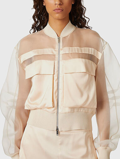 Jacket with transparent accent details - 5