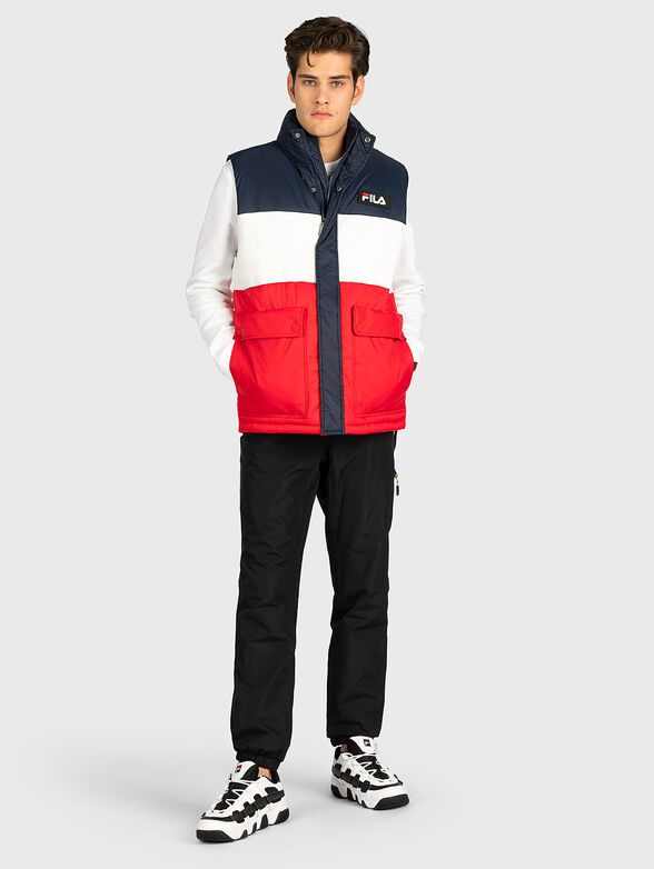 Puffer vest in black color - 4