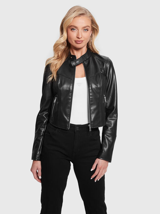 ANITA faux leather biker jacket  - 1