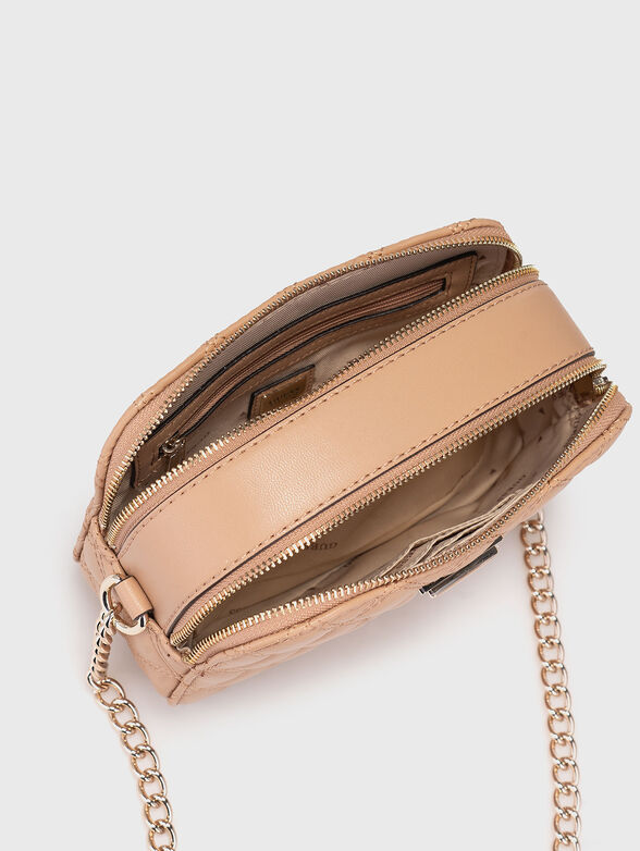 GIULLY small crossbody bag in beige - 6